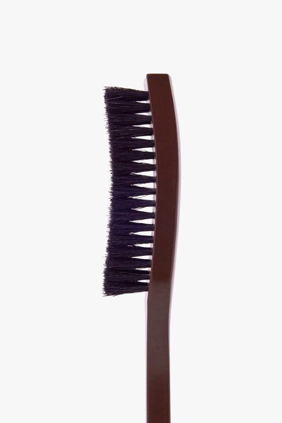 Boar bristle slick back brush for women